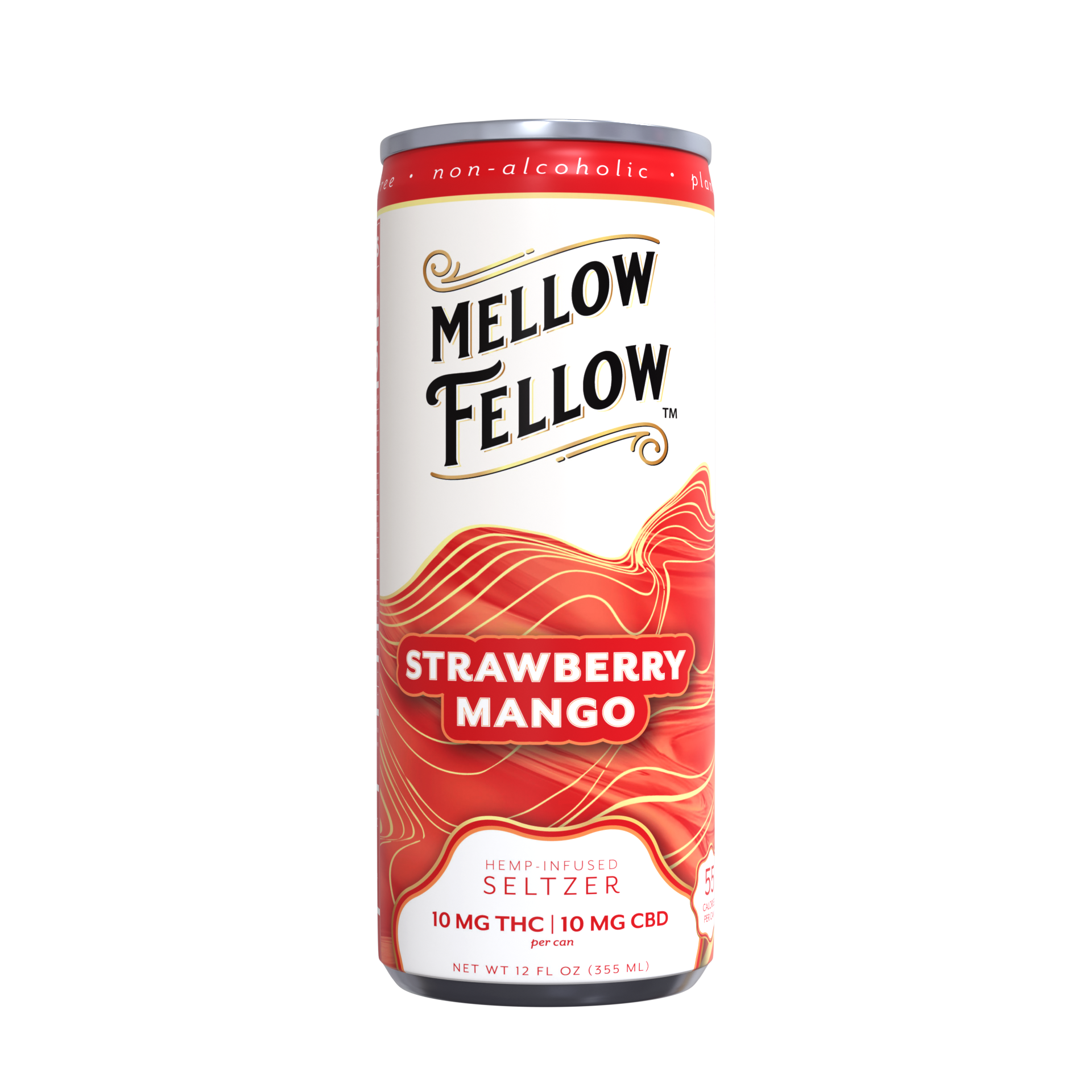 Mellow Fellow Strawberry Mango can